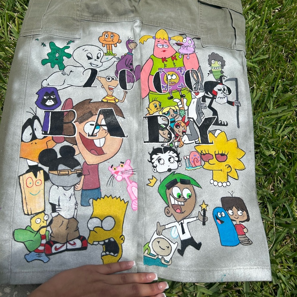 Custom 2000’s cartoon cargos by me